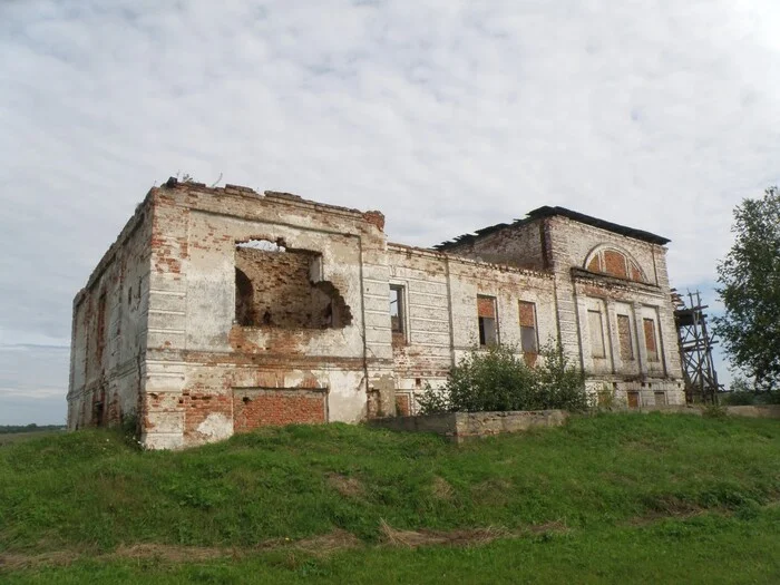 Belenitsyno. Church of the Life-Giving Trinity - Church, Restoration, Vologodskaya Oblast, sights, Architecture, Longpost