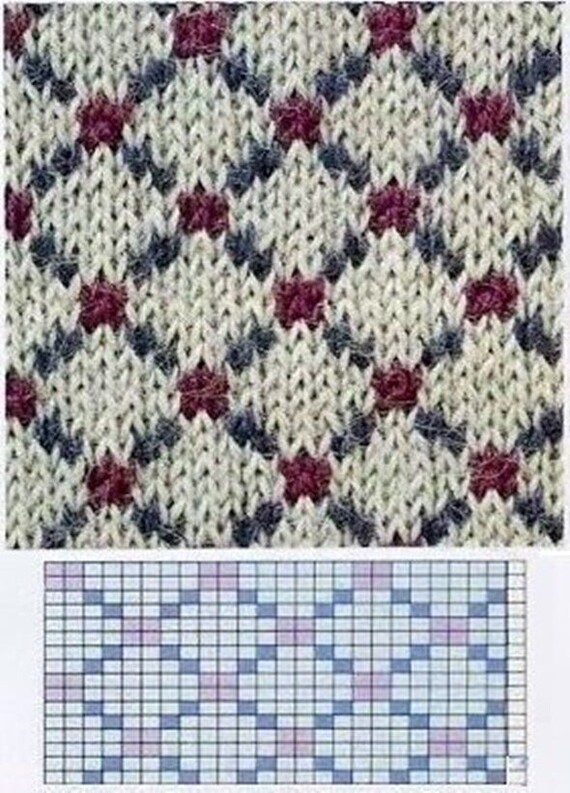 Knitting classics - popular jacquard patterns - Patterns, Needlework with process, Lesson, Scheme, Knitting, Needlework, Jacquard, Knitting, Handmade, Longpost