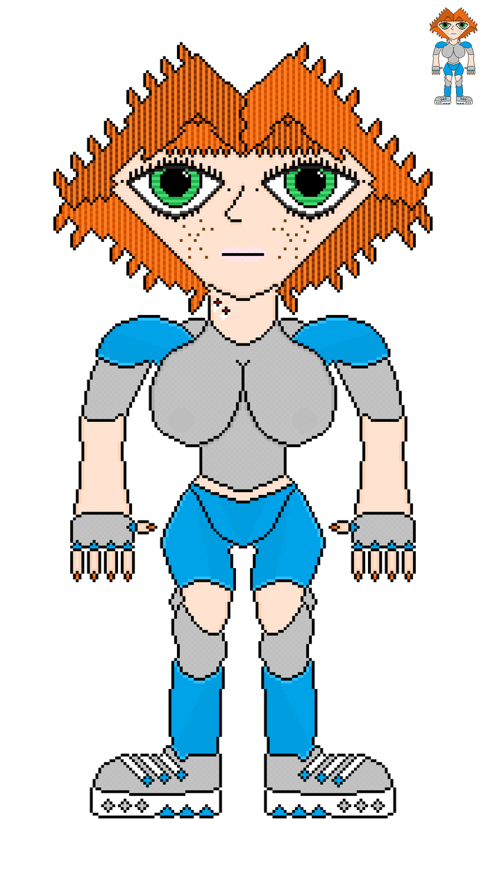 Dead Blood (Anya v01) Pixel Art, , Original Character, , 