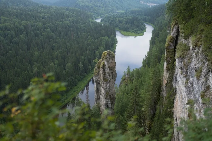 Perm region, Usva river - My, The photo, Nature, River, Forest, Perm Territory, Usva pillars