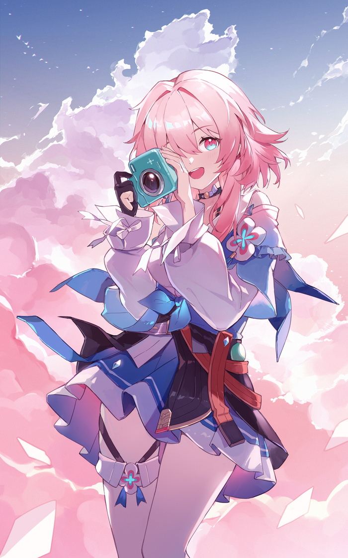 Honkai Star Rail #006 , Anime Art, Honkai: Star Rail, March 7th (Honkai: Star Rail), , , , , , 