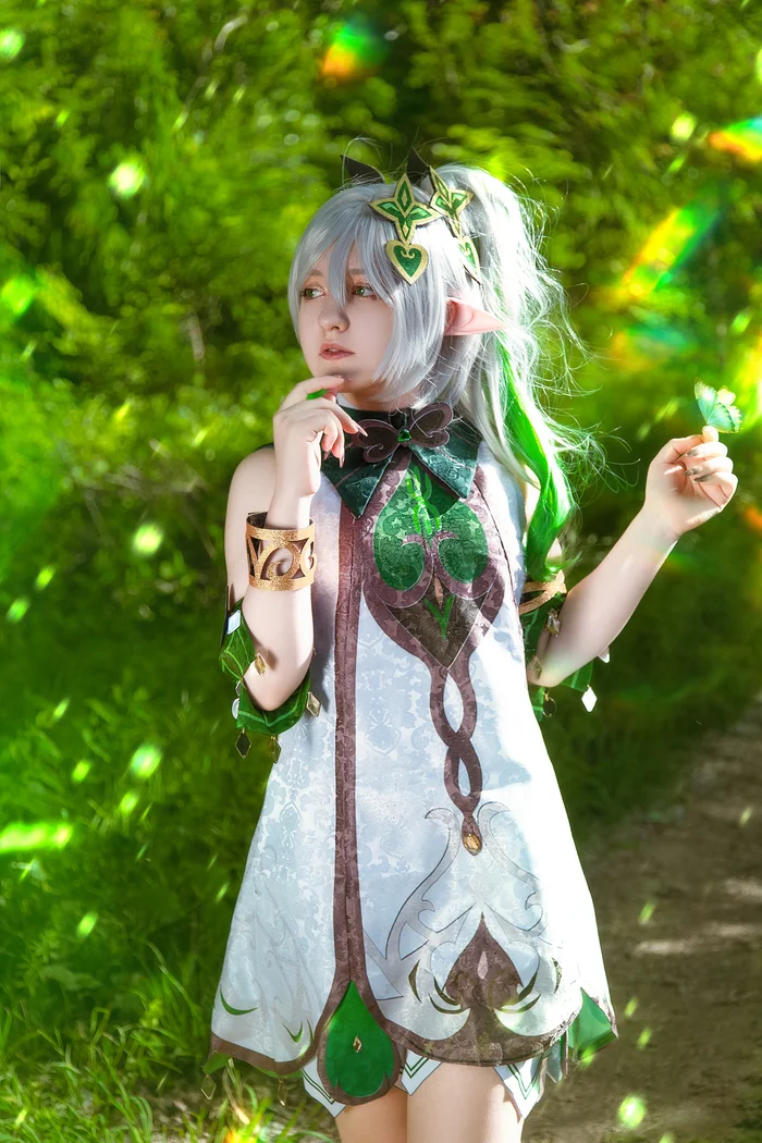 Nahida cosplay - My, Cosplay, VKontakte (link), Anime, Genshin impact, The photo, Nahida (Genshin Impact), Longpost