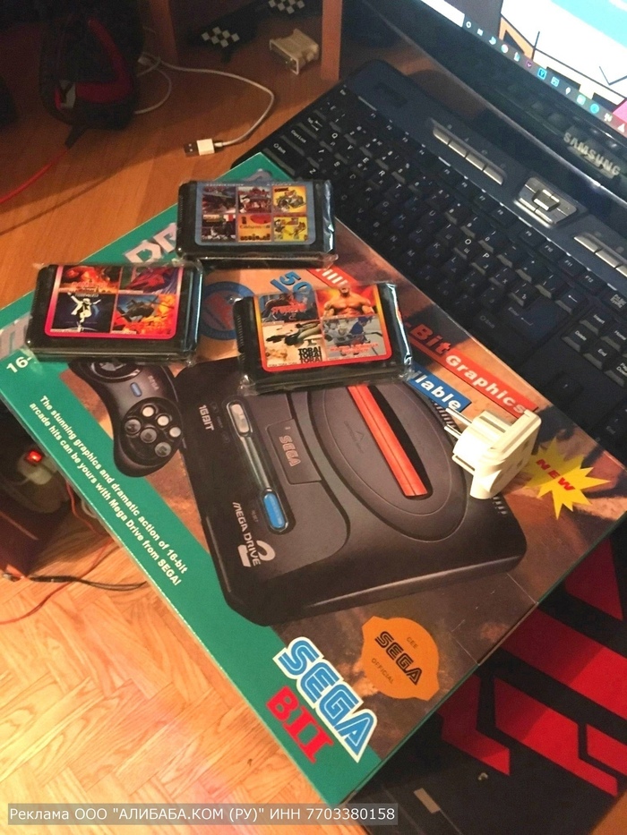  SEGA MEGA DRIVE 2 Sega, , ,  90-, ,   , Telegram (), 