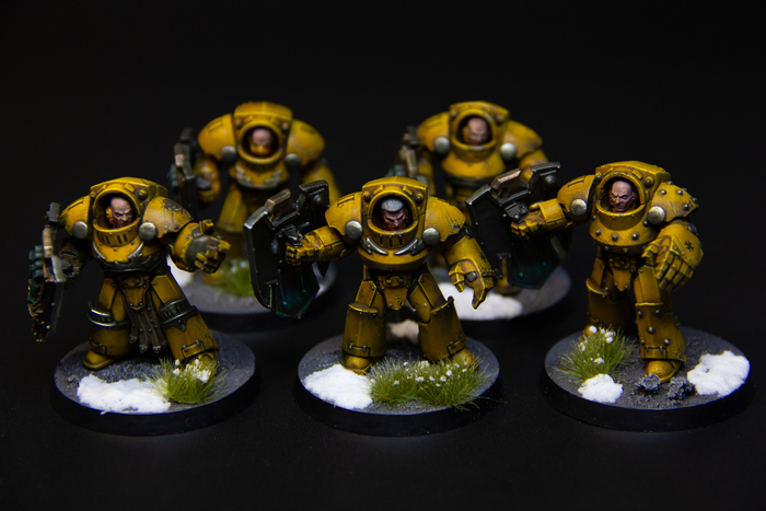 Imperial fists tartaros terminators  , Warhammer,   , Warhammer 40k, Adeptus Astartes, Wh miniatures, Warhammer 30k, Horus Heresy, Imperial Fists