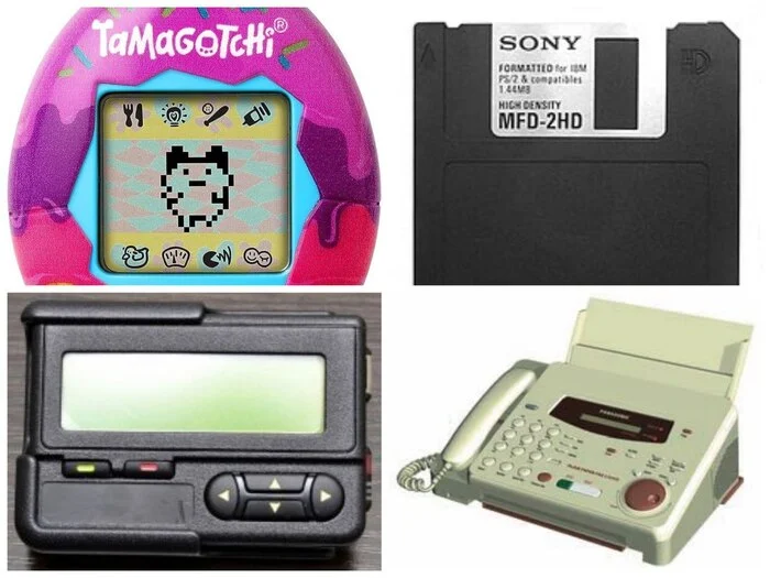 Pagers - My, Childhood memories, Memories, Pager, Fax, Tamagotchi, Diskette, 90th