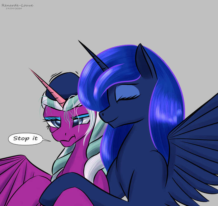    My Little Pony, Ponyart, Princess Luna, Opaline, MLP G5