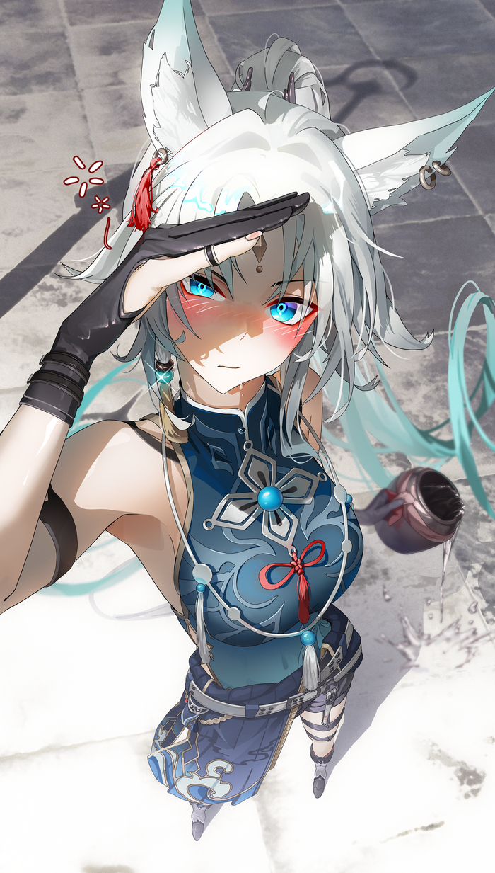 Feixiao Honkai: Star Rail, Feixiao (Honkai: Star Rail), , , , Anime Art, , Animal Ears