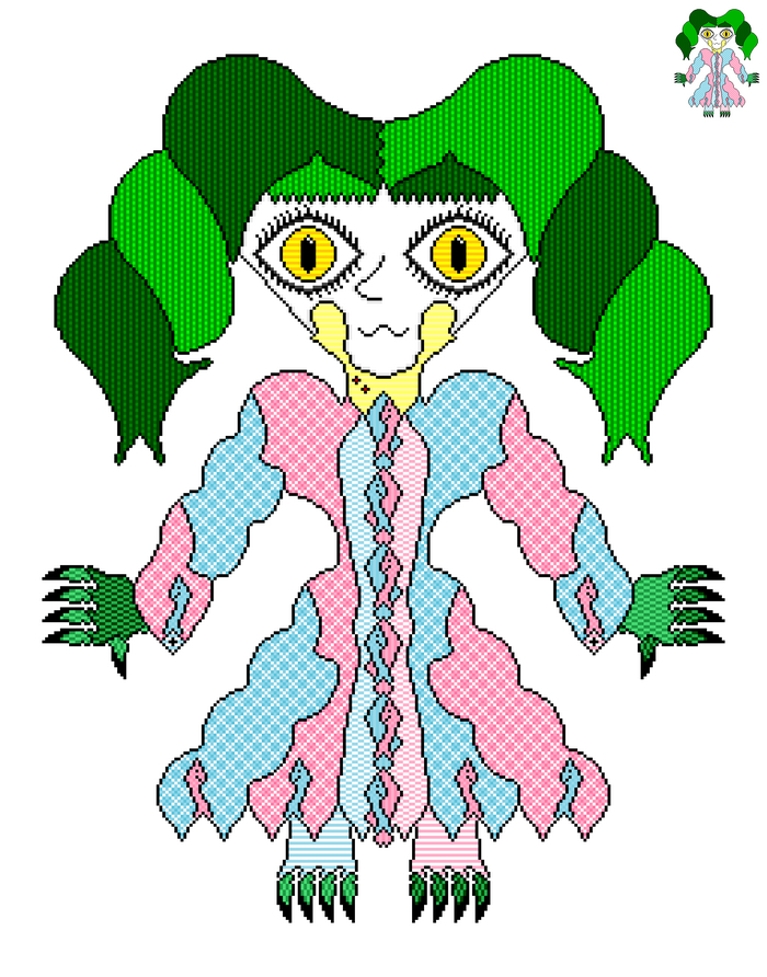 Dead Blood (Lady Crocodile v01 Vampire) Pixel Art, , Original Character, , , Furry Art, , Furry Crocodile, , 