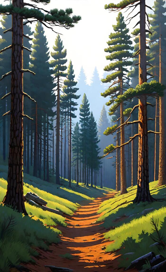 Section facts on the topic from AI - My, Neural network art, Computer graphics, Artificial Intelligence, Creative people, Art, Ivan Shishkin, Artist, Painting, Shishkin Forest, Morning in a pine forest, Landscape, Graphics, Telegram (link), Telegram, Longpost