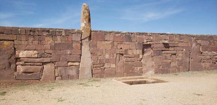 Остатки первоначальных стен Каласасайи демонстрируют высокое качество каменной кладки.