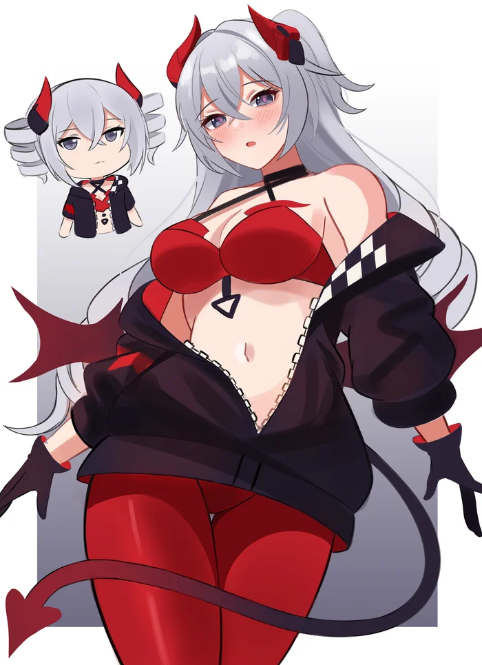 Candy Devil - Anime Art, Аниме, Honkai Impact, Bronya Zaychik, Aircelling