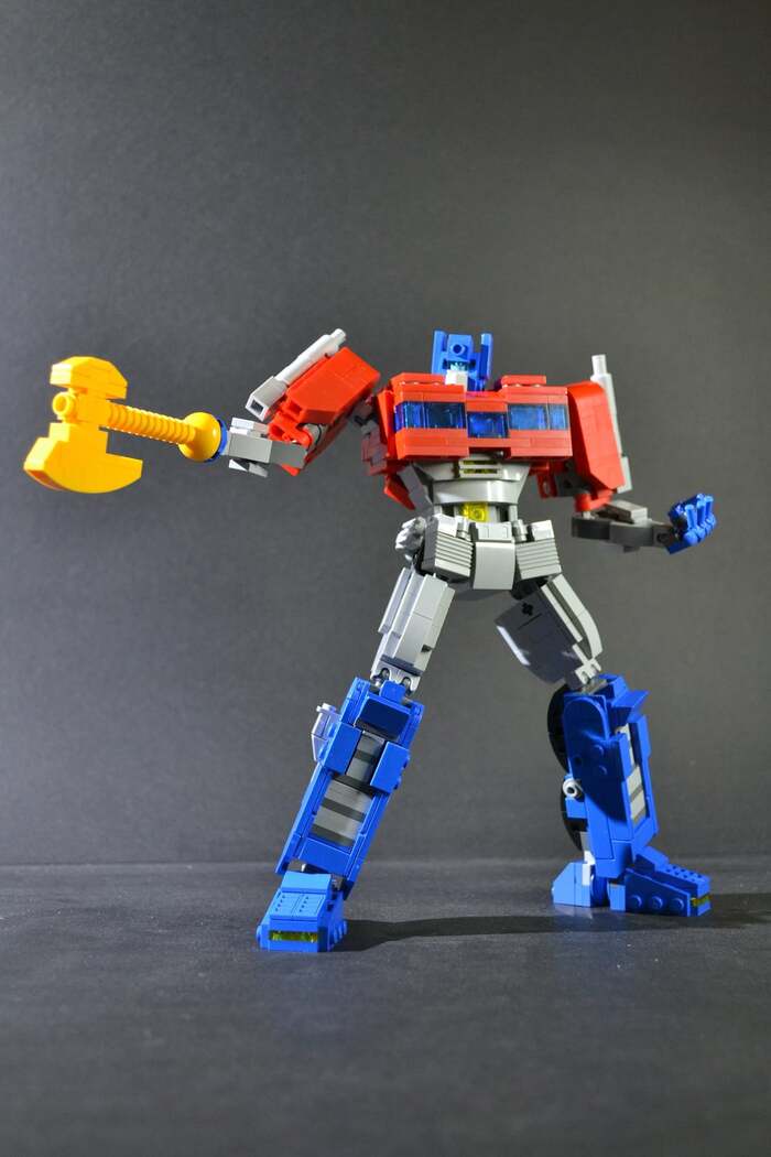 #MOCдня Optimus Prime - Transformers One от Blaze_Mocs - LEGO, Moc, Конструктор, Оптимус Прайм, Трансформеры, Длиннопост