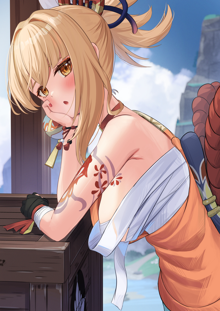   Anime Art, , , , Genshin Impact, Yoimiya (Genshin Impact)