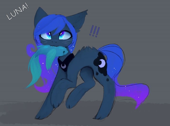   My Little Pony, Ponyart, Princess Luna, Magnaluna