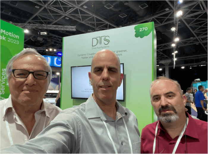 Менеджеры DirecTrain, слева направо: Ишай Эрель, Biz Dev; Моти Топф, CTO; Альберто Мандлер, генеральный директор. Фото предоставлено DirecTrain