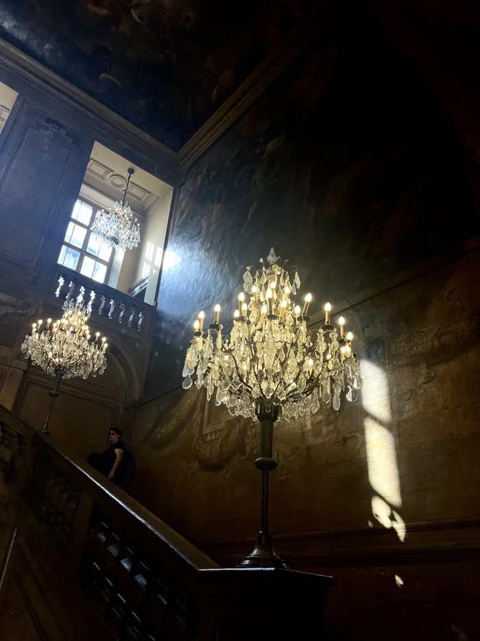 Entrance to Lyon City Hall - France, Lyon, City hall