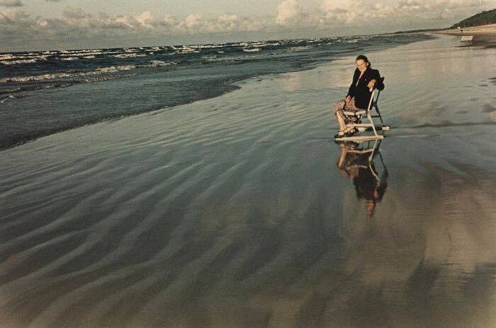 Low tide. Riga seaside. Alexander Rodchenko, 1952, Latvian SSR, Jurmala - The photo, the USSR, Jurmala, 1952, Street photography, Sea, Low tide