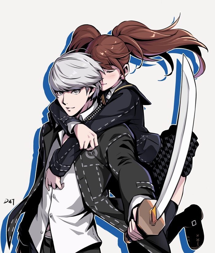    , , Anime Art, Persona, Persona 4, Kujikawa Rise, Game Art, , 