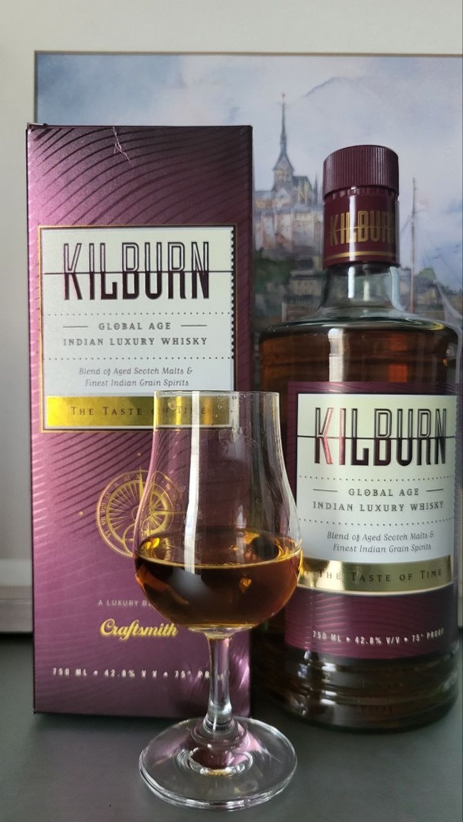 Kilburn Global age Indian Luxury Whisky. Need a gift for your enemy? This whiskey from Pyaterochka is the best - My, Beverages, Alcohol, Review, Overview, Whiskey, Indian, Longpost