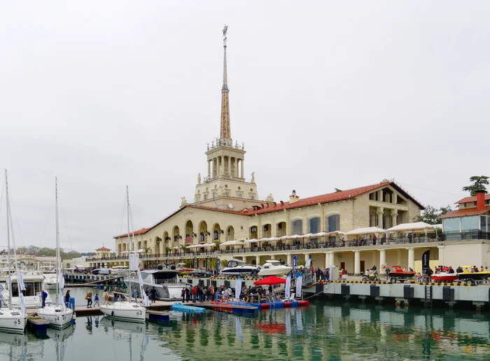 Sochi. Building of the Marine Station - My, The photo, Sochi, 2015, May, Marine Station