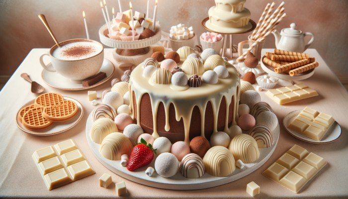 National white chocolate Day - Моё, Шоколад, Белый шоколад, Трюфели, Мороженое, Выпечка, Кулинария, Сентябрь