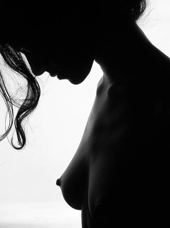 Beautiful, beautiful! - NSFW, Sexuality, Girls, Erotic, Brown hair, Boobs, Stomach, Black and white photo, No face, Helping animals, Animal shelter, The strength of the Peekaboo