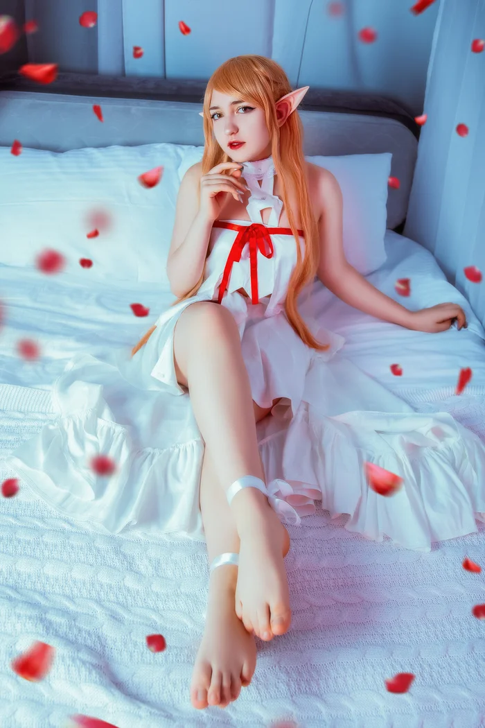 Asuna Cosplay - The photo, Cosplay, VKontakte (link), Anime, Sword Art Online, Yuuki asuna, Longpost