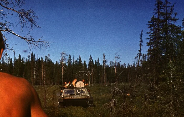 1988. Riding all-terrain vehicles - My, Permian, Arkhangelsk, Novodvinsk, Geology, Geologists, Geophysics, geophysicists, Students, Summer practise, White Nights, Memories, 80-е, Longpost