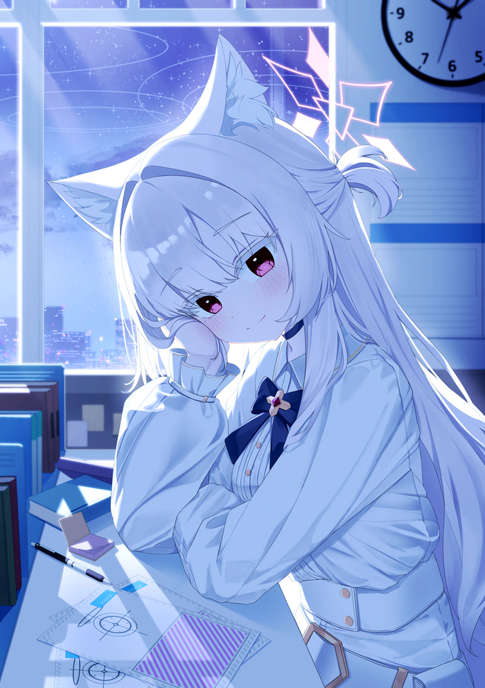 Две милашки смотрят друг на друга