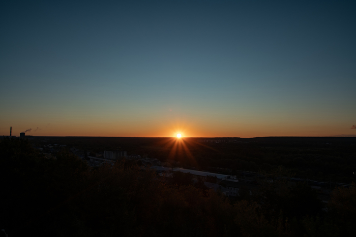 Рассвет с видом на Ж\Д вокзал г. Владимира
