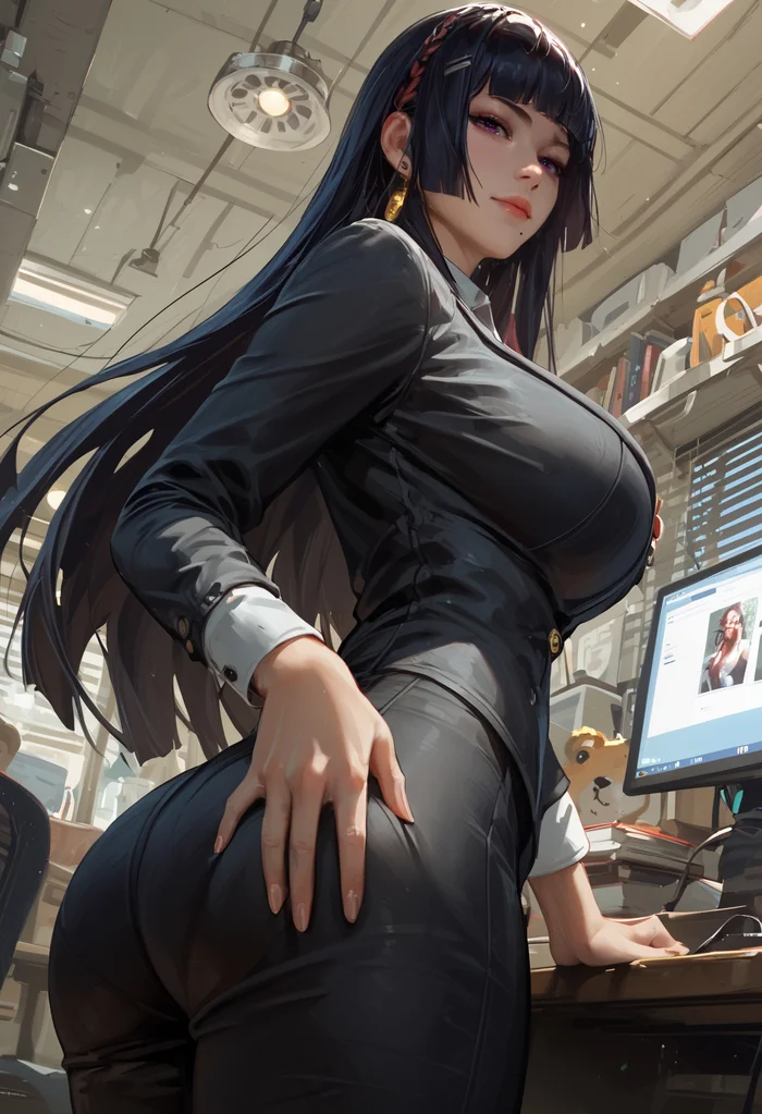 Nyotengu - Art, Anime, Anime art, Neural network art, Dead Or Alive (game series), Nyotengu, Games, Game art