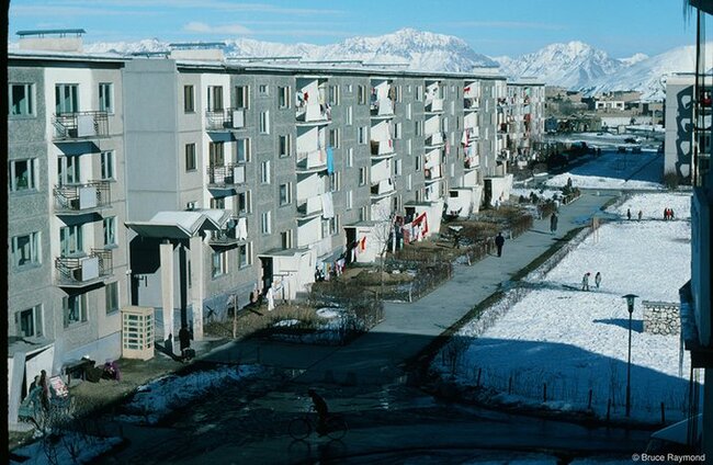 The Khrushchev-era district in pre-revolutionary Kabul. Afghanistan. 1970s - The photo, Afghanistan, Street photography, Film, 70th, Kabul