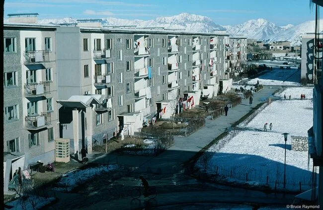 The Khrushchev-era district in pre-revolutionary Kabul. Afghanistan. 1970s - The photo, Afghanistan, Street photography, Film, 70th, Kabul