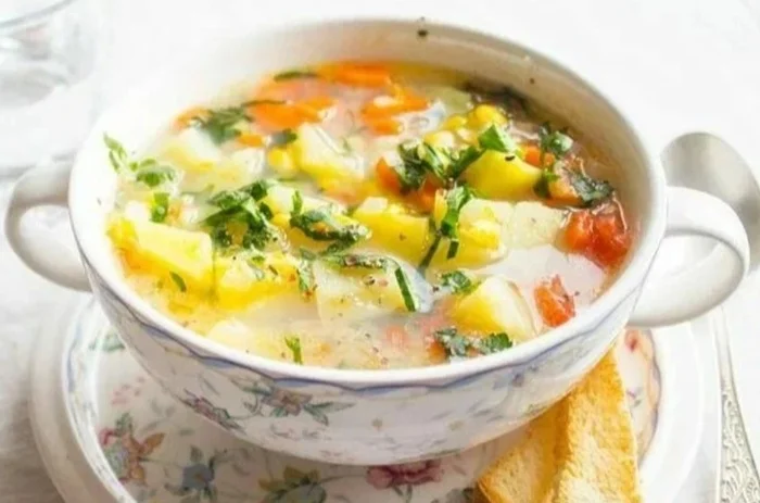 The most delicious soup in 30 minutes - My, Soup, Auto, Recipe, Food, Cooking