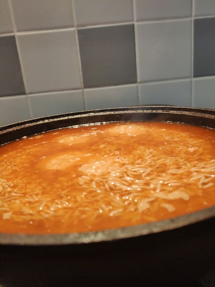 Мясная каша с рисом