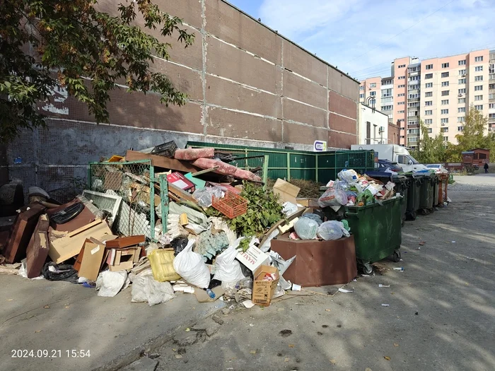 Garbage collapse in Novosibirsk - Russia, Officials, Law, Housing and communal services, Negative, Corruption, Lawlessness, Garbage, Novosibirsk, Longpost