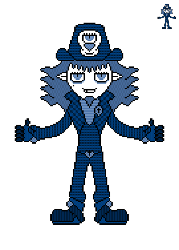 Count the Devourer of Demons v01 Pixel Art, , Original Character, , , 