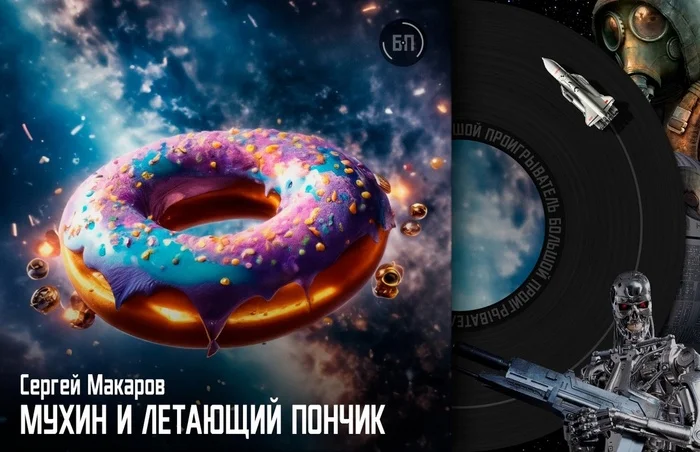 Mukhin and the Flying Donut - My, Author's story, Fantasy, Space, Black hole, Humor, Longpost