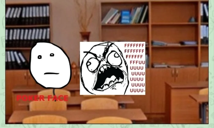A comic about a real story from school - Picture with text, Humor, Fuuuu, Comics, Longpost