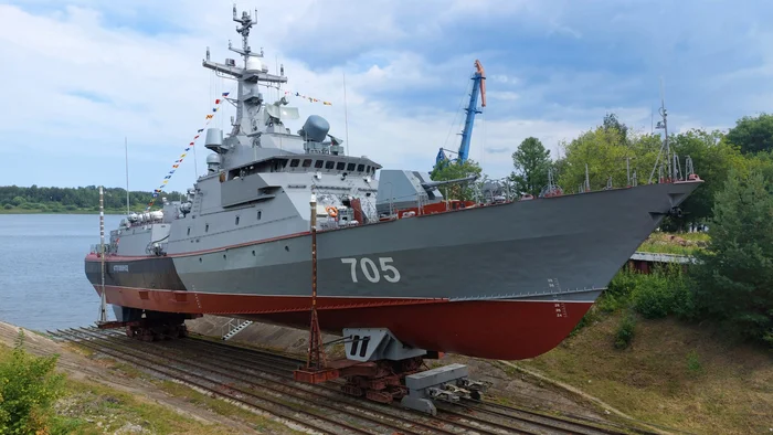 Large missile boat Stupinets project 12418 - Industry, Russian production, Inventions, Production, Telegram (link)