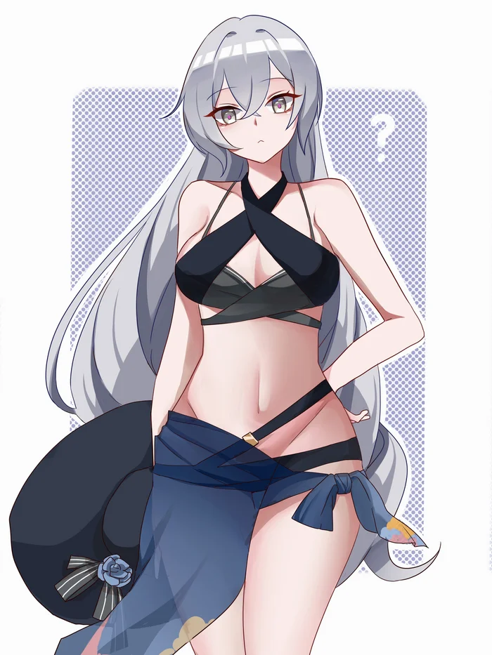 Bronya - Anime art, Anime, Honkai Impact, Bronya Zaychik, Swimsuit