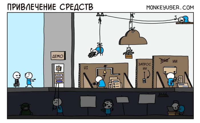 Teamwork - Comics, Investments, Programmer, Demo, Monkeyuser, IT humor, Translated by myself