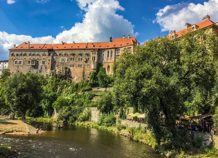 Cesky Krumlov (Czech Republic) - My, The photo, Czech, Lock, Beautiful view