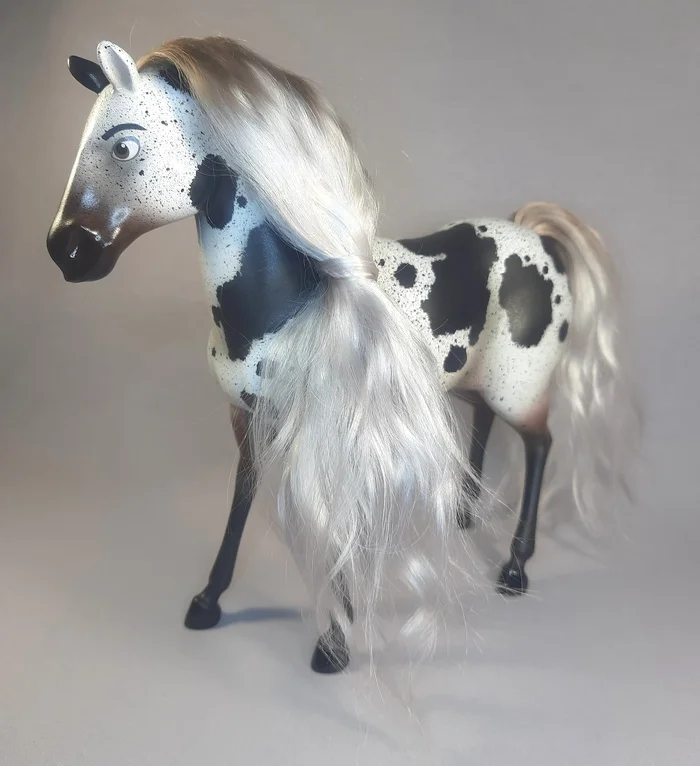 Restoration of the horse from Mattel Anna and her horse. Frozen (Frozen) - My, Painting, Needlework, Toy horse, Recovery, Restoration, Longpost, Needlework with process, Horses, Toys, Doll, Wool