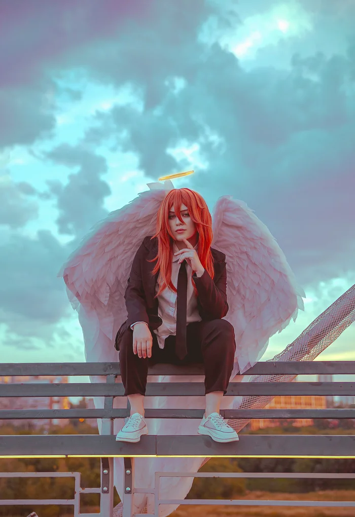 Angel - My, Cosplay, Anime, Chainsaw man, Cosplayers, Angel, The photo