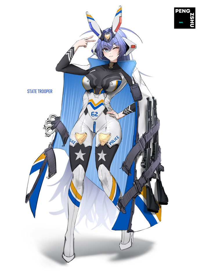    [: pengzshu] , Anime Art, Azur Lane, New Jersey (Azur Lane), , Anime Military