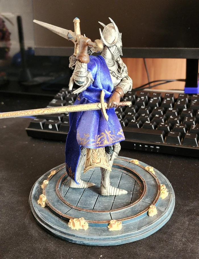 How I made the Rellana figurine - My, 3D modeling, 3D печать, Manufacturing, Elden Ring, Blender, Painting miniatures, 3D printer, Longpost