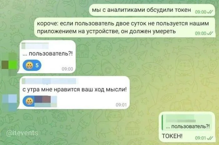 Токен масдай - Системный анализ, Пользователи, Документы