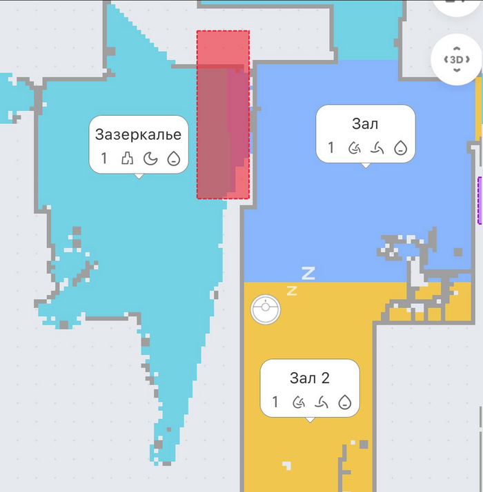 Тяжело жить роботу-пылесосу в доме с зеркалами до пола