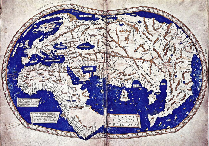Карта мира, 1490 г.